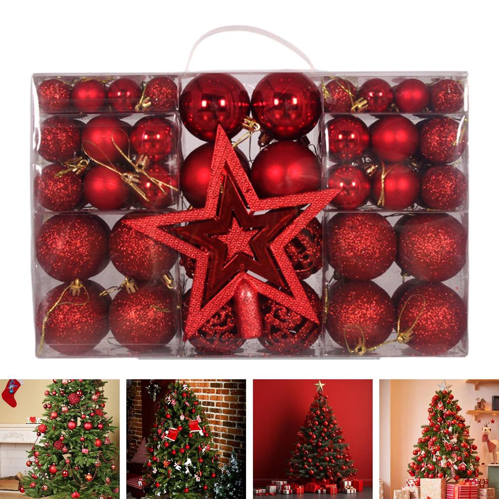101 Stück Weihnachtsbaumkugeln DIY Bastel-Deko Anhänger Leichter Baumspitzen-Stern für Zuhause Verlobung Thanksgiving Café Feiertage