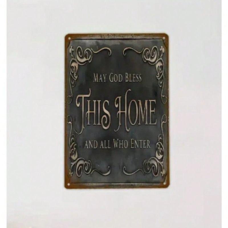 Sortierte Metallwandpaneele für Café, Garage, Bauernhofdekor