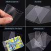 Transparent 300PCS Card Sleeves Anime Collectible Premium Clear Plastic Card Sleeves Playing Games TCG Protector Cards Sleeves