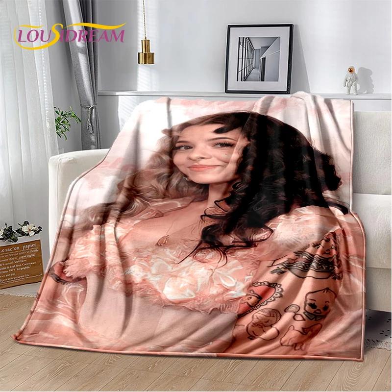 Crybaby M-Melanine Martinez Soft Flannel Blanket for Bed Bedroom Sofa Picnic,Throw Blanket for Cover Outdoors Leisure Gift Kids