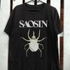 Saosin Rock Music American Band Cotton Black All Size T Shirt OM42 Vintage Washed Stretched Streetwear Graphic Versatile