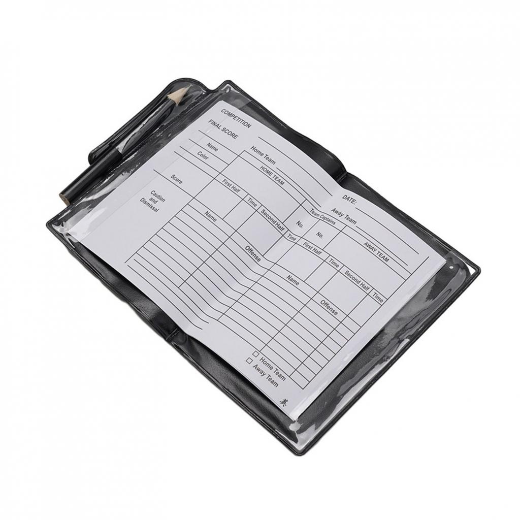 Notebook Red Card Referee Replacement Soccer 1 Pc Accessories