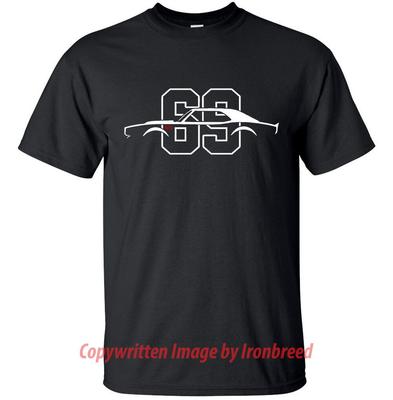 1969 CAMARO SS T-Shirt Muscle Car Silhouette RS 1st Gen 69 350 396 COPO 427