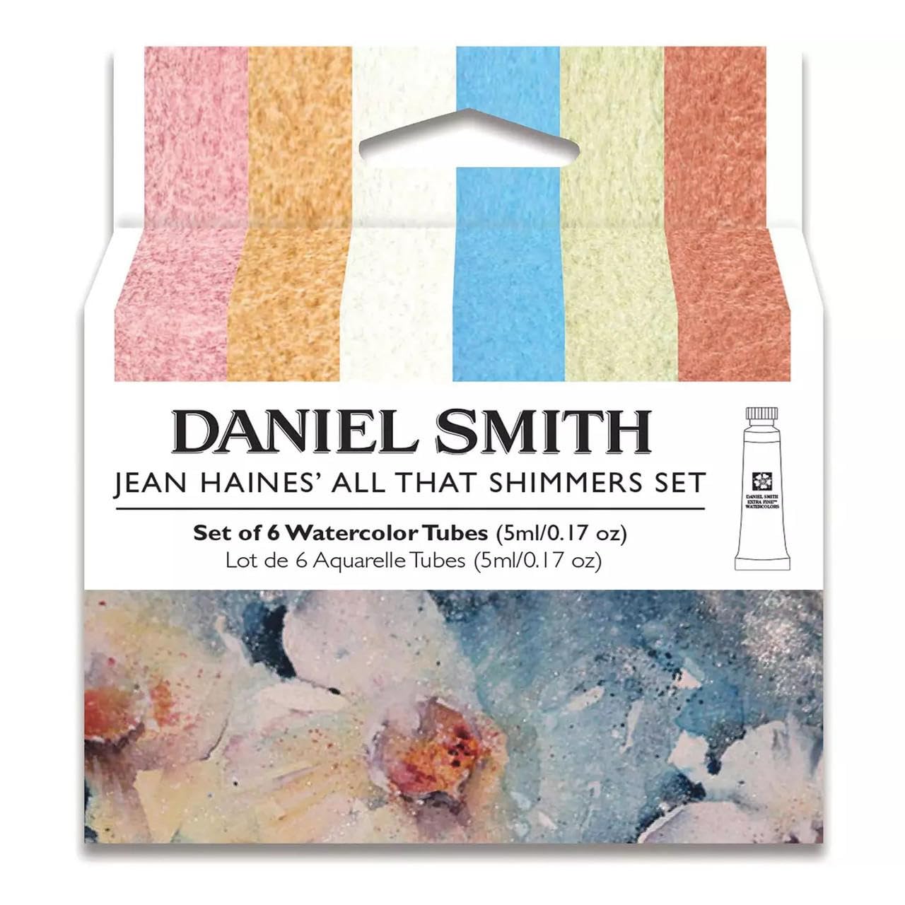 

Daniel Smith Jean Haynes All That Shimmer Transparent Watercolor, Extra Fine, 6-Color Set, 5ml (No. 2), 285610375