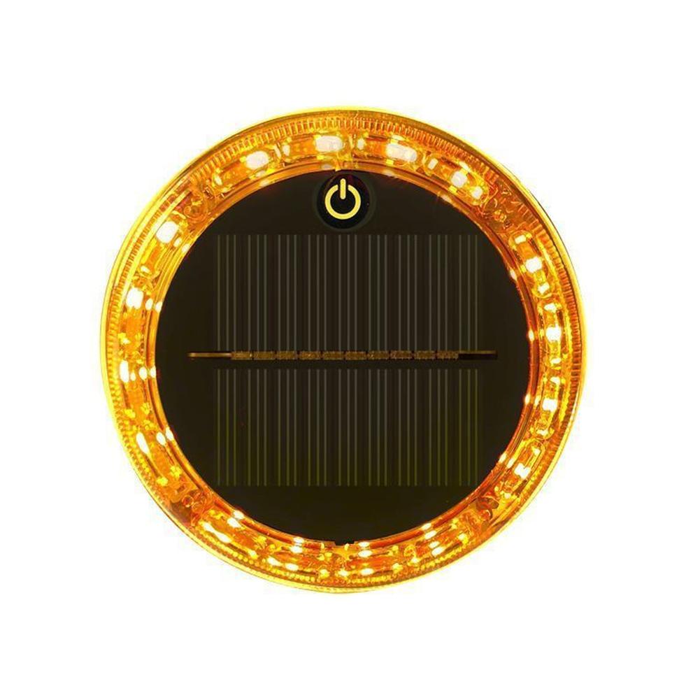 Light-sensitive Auto-on Solar Tail Light Truck Flash Light
