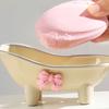 Innovative Soap Storage Rack Non slip Feet, Cartoon Bathtub Soap Box Suitable for Bathroom, Kitchen, Public Places