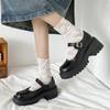 Lolita Shoes Women Japanese Style Mary Jane Shoes Women Vintage Shallow High Heels Chunky Platform Shoes Cosplay Uniform Shoes