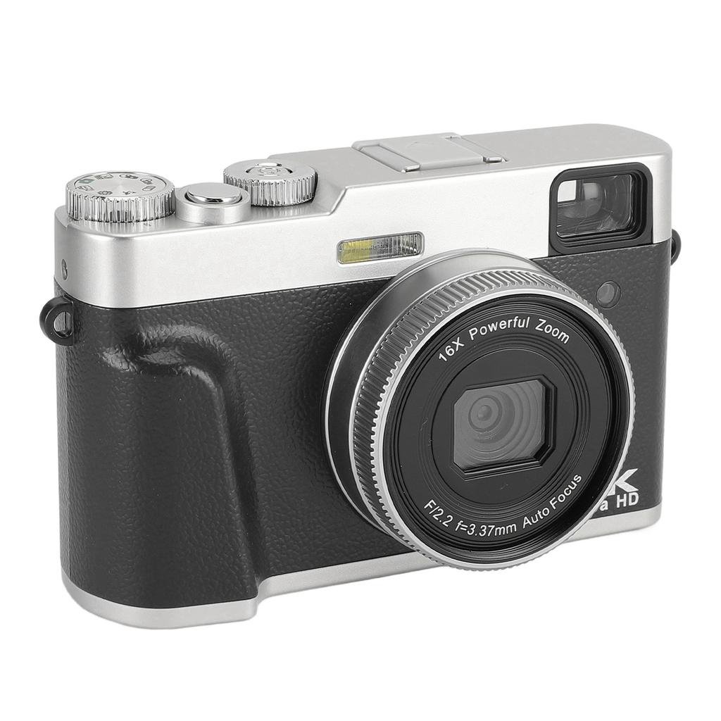 4K 48MP Digital Camera 2.8inch Screen Anti Shake 16X Digital Zoom Video Camera Compact Point and Shoot Travel Camera