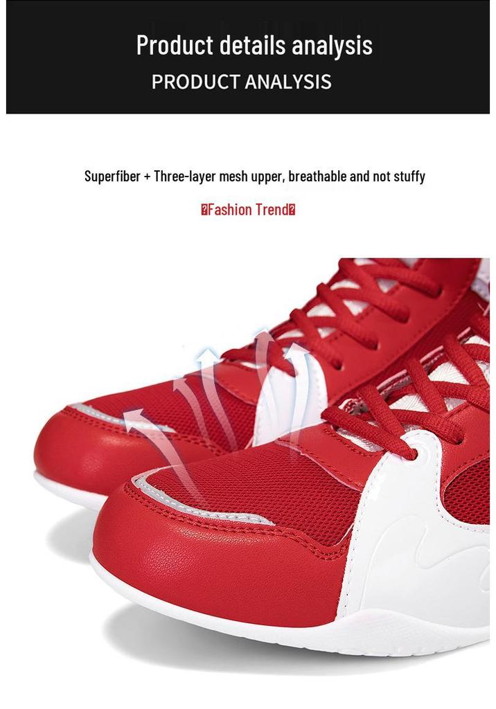 Men's Professional Boxing and Wrestling Shoes