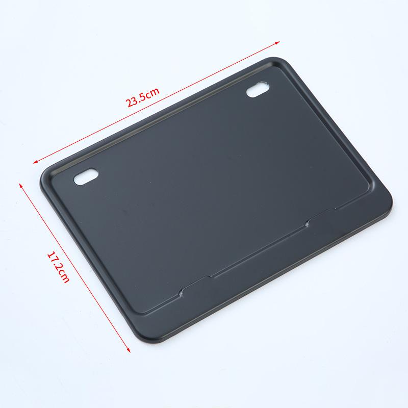 1/2Pcs Motorcycle License Plate Frame License Plate Holder Universal License Plate Bezel Carbon Fiber Rear License Plate Holder