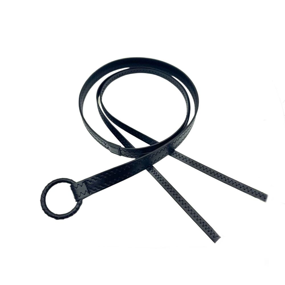 Casual Thin Waist Strap Vintage Trouser Dress Belts Fashion Leather Belt  Women