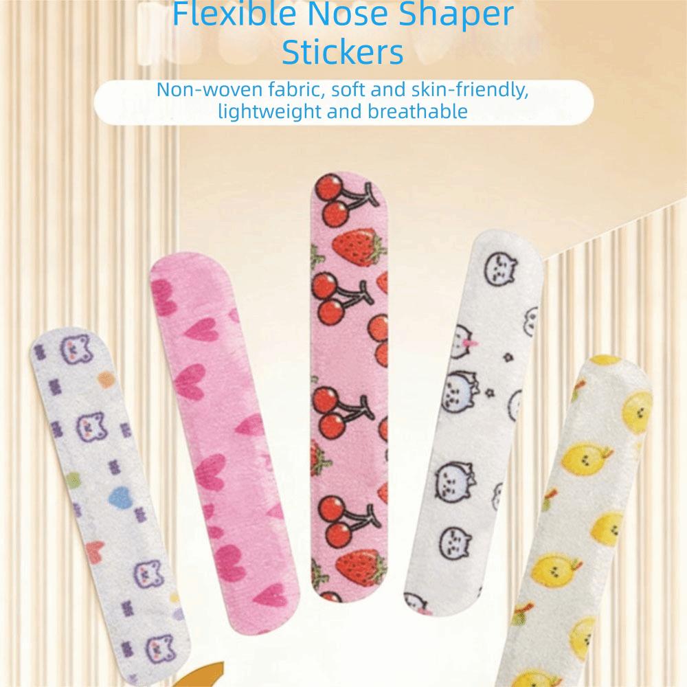 50Pcs Adjustable Nose Lifter Strips Nose Shaping Stickers External Support Fixation