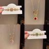 Flower Pendant Necklace With Gold Plating And Zirconia For Elegant Womens Fashion