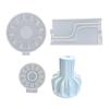 Unique Flower Vases Silicone Mold Creative Silicone Mold for Modern Flower Holder Practical Flower Arrangers Mold