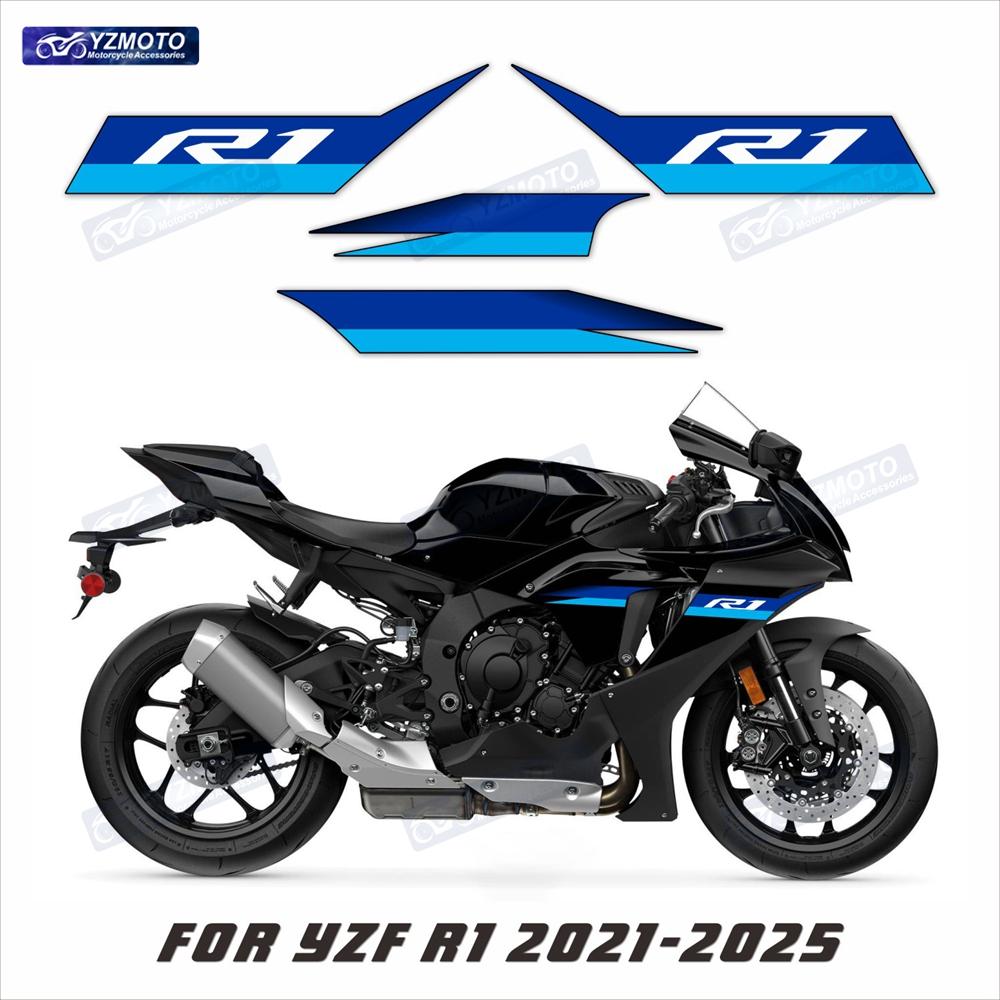 For YZF R1 YZF-R1 2020 2021 2022 2023 2024 Motorcycle Racing Fairing Stickers Reflective Body Decoration Decal Sticker