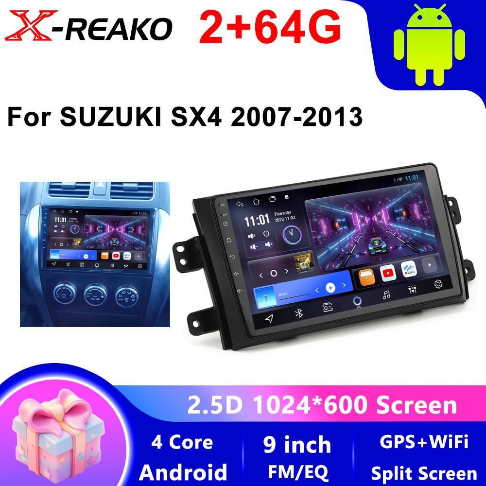 Android 12 für Suzuki SX4 2007 - 2013 Autoradio Für Fiat Sedici Multimedia-Player 4G 8-Kern Autoradio GPS-Navi Carplay SWC Headunit