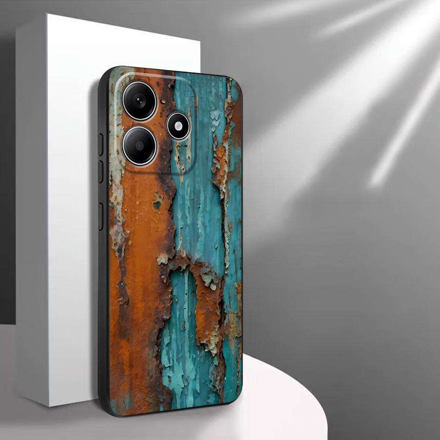 Phone Cover Case for Xiaomi Redmi Note 14 A5 A4 12C 13C K80 K40 11S 14C 9 8 7 12 11 Pro 12S 13 Pro Plus A3 A1 A2 10 Fashion Rust