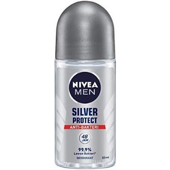 Nivea Men Herren Deo Roll-on Silver Protect 50ml 3Stk