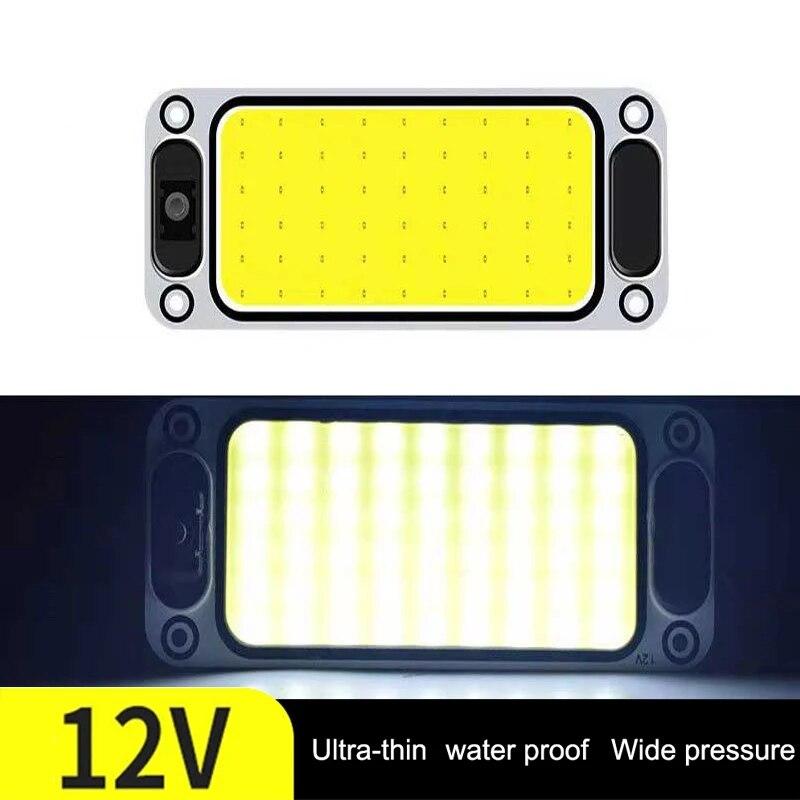 

12/24 В салон автомобиля грузовик лампа для чтения 54 светодиода супер яркий автомобиль грузовик кабина куполообразная крыша лампа освещение 12V