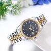 Hodinky Made in Japan Vodotěsný Quartz náramek Retro Hodinky Světelná stupnice Kruhový ciferník Datum Starožitné Nerezová ocel Jednoduché Oblíbené Hodinky Son Christmas