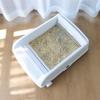 Semi-automatic Cat Litter Box Drawer Type Splash-proof Enclosed Tray Deodorizing Training Sandbox Pets Supplies Auto Cleaning