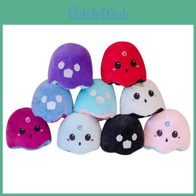 Adorable Reversible Ghost Plush Plushie Doll For Halloween And Christmas Celebrations