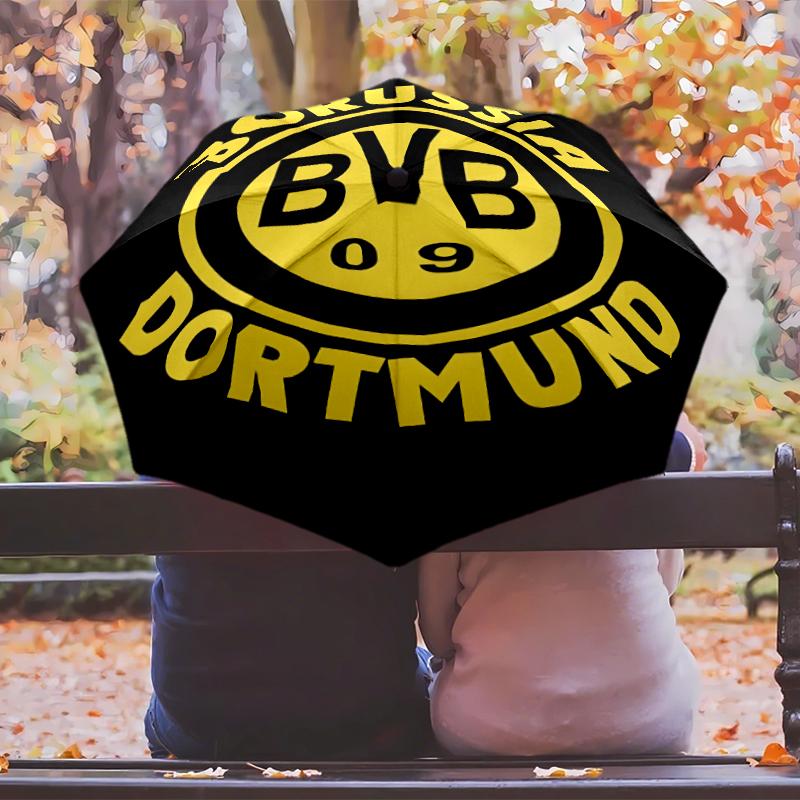 B-BVB Umbrella with Automatic Open/Close & Self-8-Rib Heavy-Duty Umbrella, Compact Travel Umbrella Suitable for Outdoor