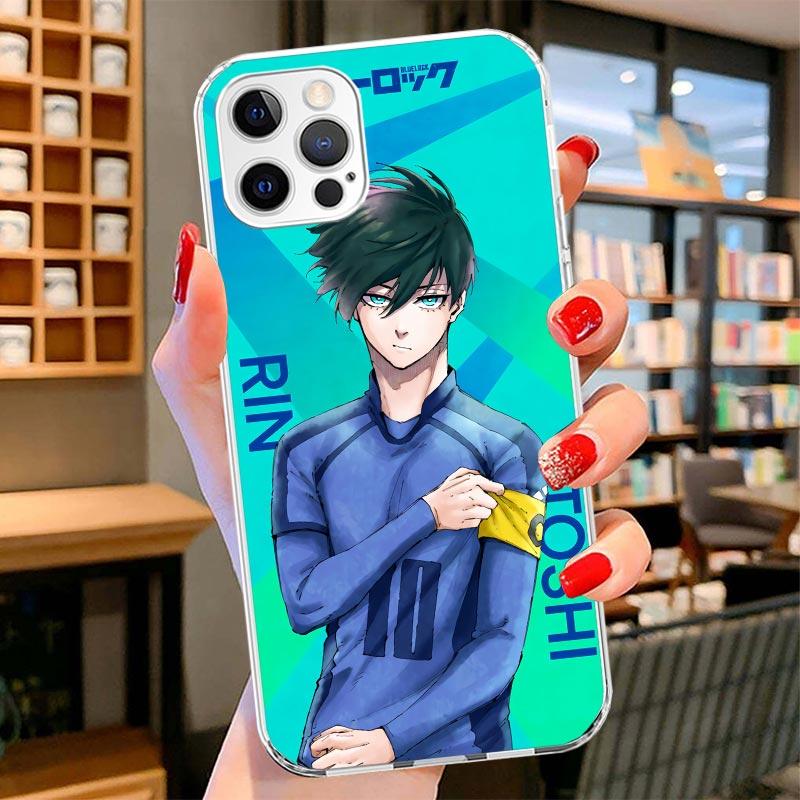 Heißes Anime Blue Lock Cover Handyhülle Für iPhone 16 17 Air 15 14 Pro Max 16E Handyhülle 13 Mini 12 11 7 SE 8 Druckmuster Passform Ca