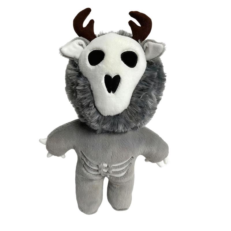 

Skeleton Cow Plush Toys Exquisite Festival Party Atmosphere Decoration Interesting Desktop Decorative Festival Gifts For Friends серый