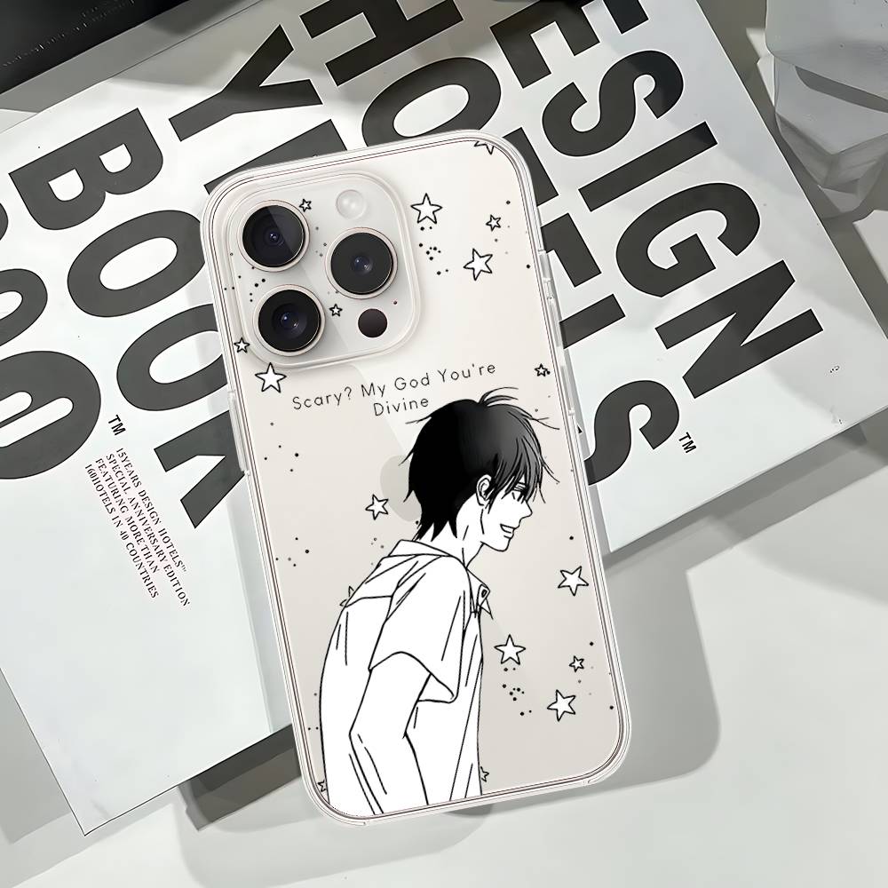 Cute K-Kimi Ni Todoke Phone Case Soft Transparent Case For IPhone 17 16 15 14 13 12 11 Pro Max Mini Plus Cover Case