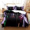 Cool Spooky The Freak Circus Printed Bedding Kit 3PCS Duvet Cover & 2 Pillow Covers Breathable Soft Bed Linens Room Ornament