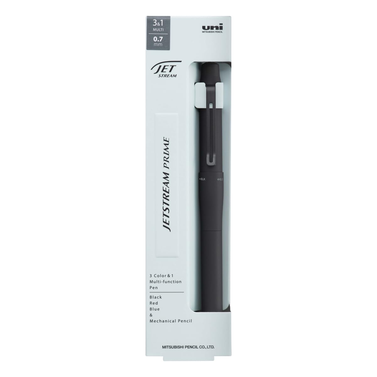 

Mitsubishi Pencil Pen Jetstream Prime Black Multi-Function 3&1 0.7 MSXE455007.24 чёрный