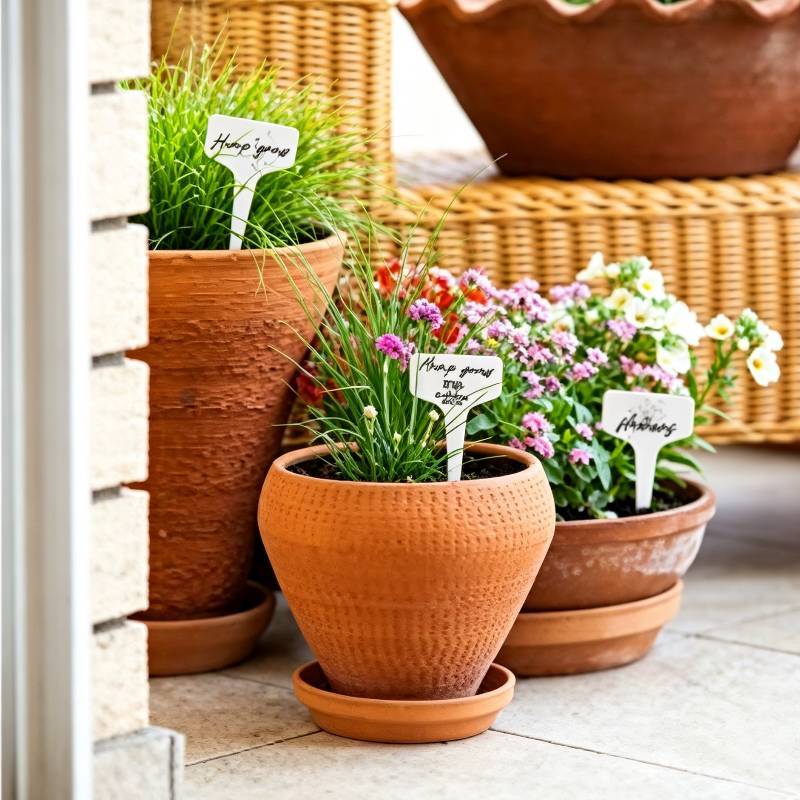 Plastic Plant Labels For Garden With Waterproof Design For Outdoor Plant Identification