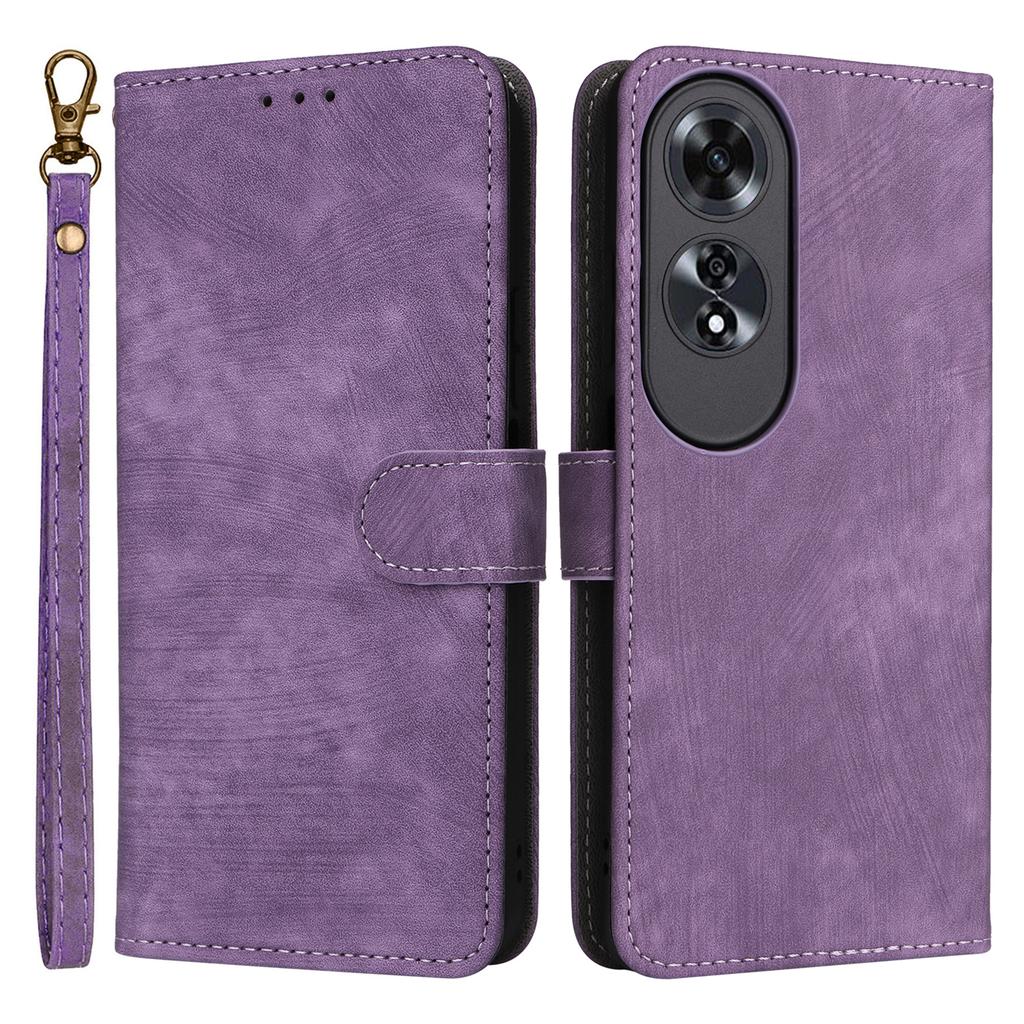 Dla Oppo A60 4G Etui Blokujące RFID Przegródki na Karty Pokrowiec Skórzany na Telefon