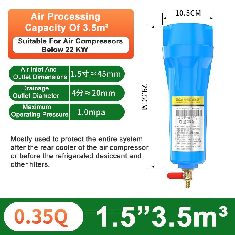 Air Compressor Precision Filter Automatic Drainer SA6D AD402 Manual Integrated Automatic Drain Valve HAD20B