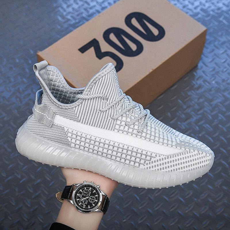 Summer breathable one-pedal men's shoes coconut shoes men's and women's couples running shoes casual sports shoes large size versatile mesh shoes