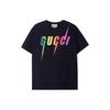 T Shirts Men's Black Crew Neck Moderate 616036-XJFF9-1152