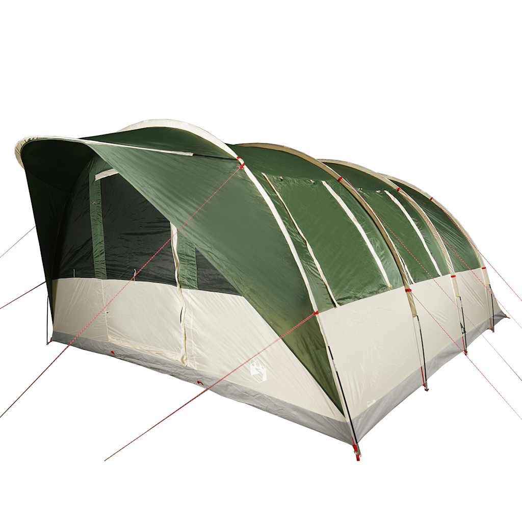 Tunnel Family Tent for 7 People Green Waterproof