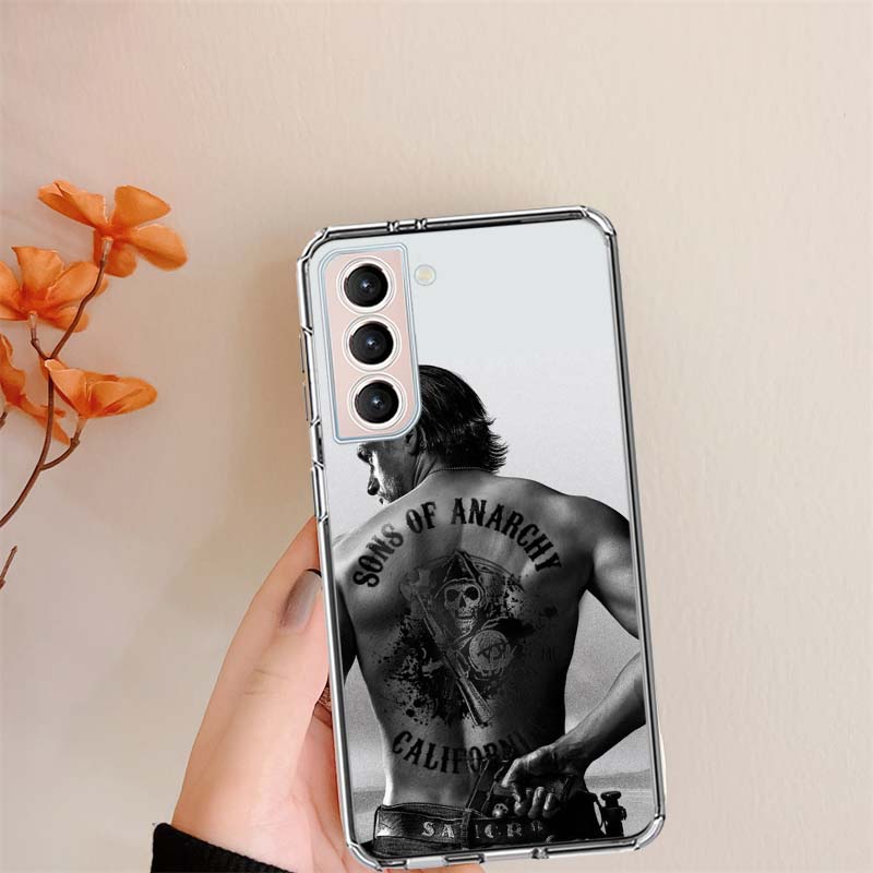 Sons of Anarchy Phone Case For Samsung S24 S25Edge Galaxy S22 S25 Ultra S21 S23 FE S20 S10 Plus S10E Cover Shell Coque Clear Sil