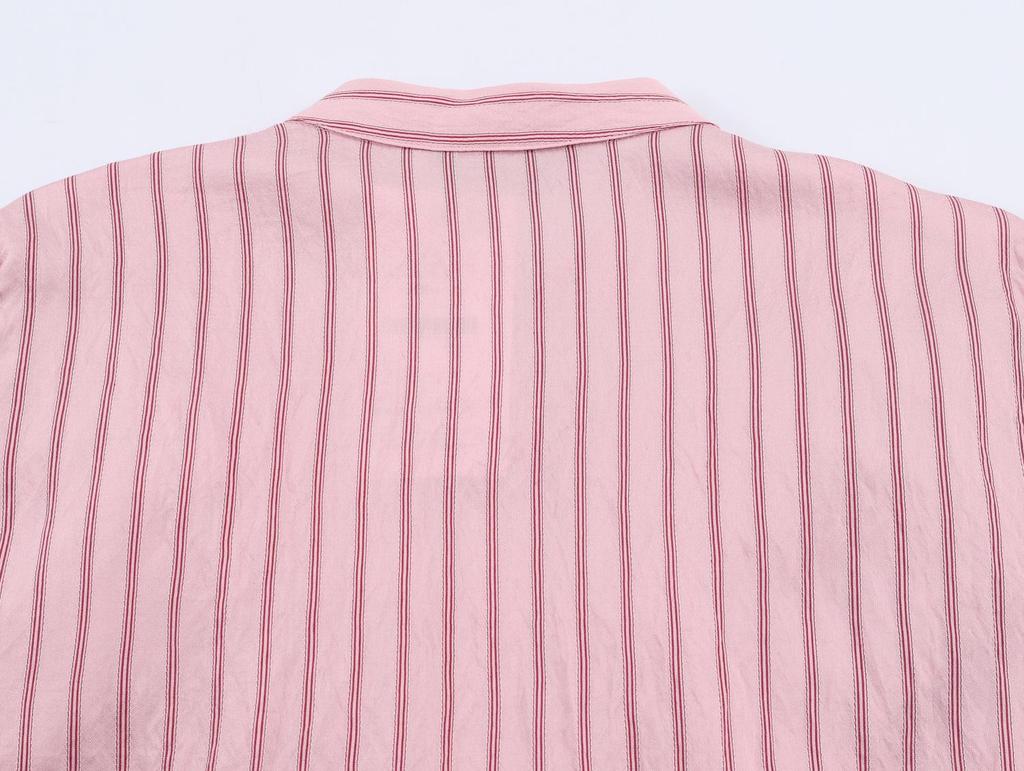 Women's Fashion Striped Layered Decorative Shirt 2025 Hot Selling