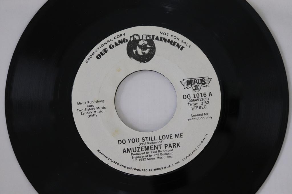 7inch Record AMUZEMENT PARK - Do You Still Love Me OG1016 Our Gang Entert 1982 US Soul/Funk Used