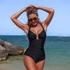 One-piece swimsuit for women, slimming waist and trendy style swimsuit in stock