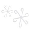 2Pcs Plant Stem Support Acrylic Reusable Plastic Plant Stem Holder for Garden Enthusiasts