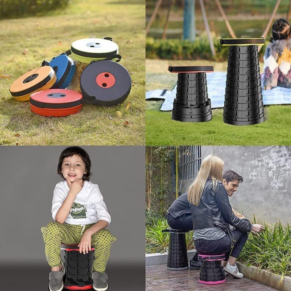 Portable Folding Stool, Load 560 Lb for Outdoor Camping Travel Indoor Dining Party
