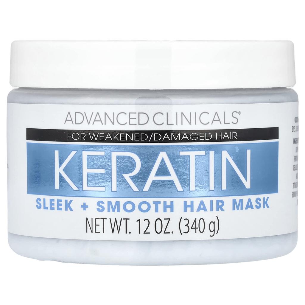 Keratin, Clean and Soft Hair Mask, 340G(12Oz)