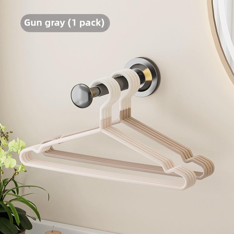 

Выдвижная вешалка для одежды, выдвижная сушилка для одежды, экономящая место, настенная вешалка для одежды для стирки белья 1PCS серый