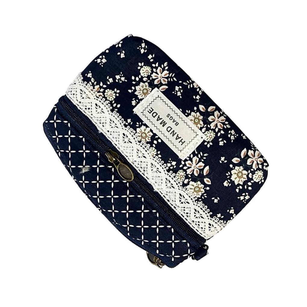 Rural Fabric Lightweight, Durable Canvas Pattern Small Bag To Small Rural Style Wallet Women's Rural Pattern Wallet