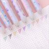 Multi Color Ballpoint Pen Set 10 Colors 1ml Ink Capacity Butterfly Design Top Decorative Cap Student Stationery School Office Supplies