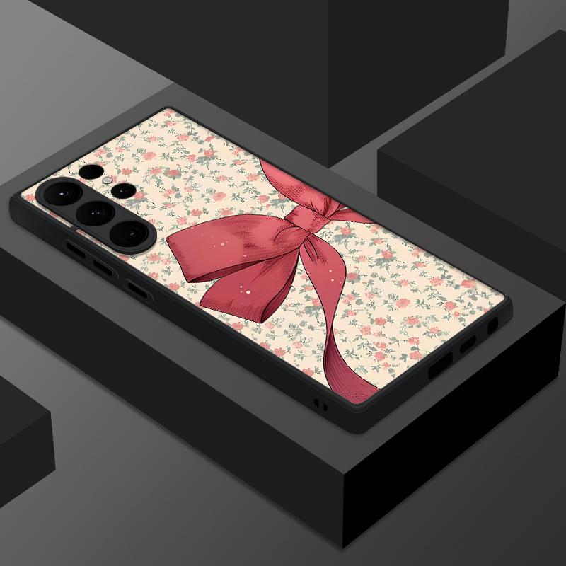 Colorful Bowknots Pattern Case For Samsung Galaxy S26 Ultra S25 Edge S24 Plus S23 S22 S21 FE Magnetic For Magsafe Matte Cover