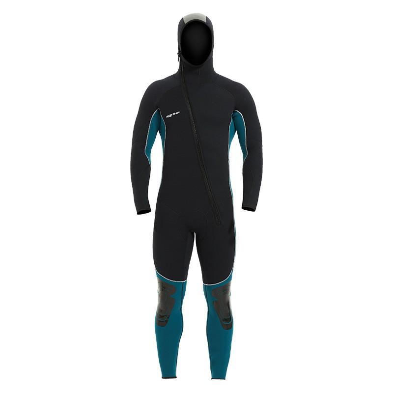 5mm Fullsuit Wetsuit With Hood Scuba Diving Snorkeling Freediving Surfing Swimming Thermal Protection
